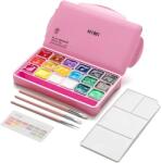 HIMI Jelly Cup gouache festék készlet - 18 db + 3 db ecset, pink