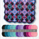 Fonaltündér Durable Comfy - Kaleidoszkóp takaró fonalcsomag