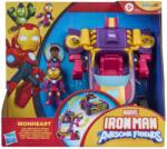 Marvel Iron Man Si Prietenii Sai Uimitori Set Vehicul 2 In 1 Si Figurina Iron Heart (g1258_g1476) Figurina
