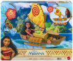 Disney Princess Set Barca Canoe A Lui Moana Si Aventuri In Ocean 38cm (mtjln22) Figurina