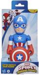 Spidey Prietenii Extraordinari Figurina Captain America Supradimensionata 22.8cm (f3711_g2462) Figurina
