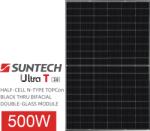 SUNTECH Panou Solar Suntech Ultra T 2.0 500W HALF-CELL N-TYPE TOPCon BLACK THRU BIFACIAL DOUBLE-GLASS MODULE (STP500S-H54-NTH)