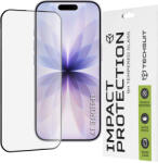 Techsuit Протектор за iPhone 17 / iPhone 16 Pro - Techsuit - 111D Пълно покритие / Пълно лепило със стъкло - Черен
