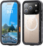 SHELLBOX Калъф за iPhone 17 Pro - ShellBox - Водоустойчив калъф IP68 - Черен