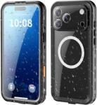 SHELLBOX Калъф за iPhone 17 Pro Max - ShellBox - Водоустойчив калъф IP68 - Черен