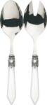 Casa Bugatti Tacâmuri pentru salată Oxford, albe, în cutie cadou, set 2 piese (OXB1M-N3214/15)
