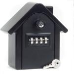Arvada Cutie Securizata pentru Chei Arvada Homes, Caseta Exterior cu Cod Mecanic din 4 Cifre, Rezistenta la Intemperii si Waterproof, Material Aliaj de Zinc, Dimensiuni 15 x 13.5 x 5.5 cm, negru antracit (si