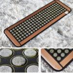 Arvada Saltea de jad cu pietre germanium cu incalzire turmalina Arvada® KingRelax, raze Infrarosii, temporizator caldura 50x150cm (stimulator personal cu caldura), 6 Jade mesh (sid136) Aparat de masaj