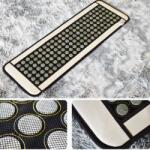 Arvada Saltea de jad cu pietre germanium cu incalzire turmalina Arvada® KingRelax, raze Infrarosii, temporizator caldura 50x150cm (stimulator personal cu caldura), 7 Jade mesh (sid137) Aparat de masaj