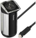 Yenkee Invertor auto YAU 140 280W, 12V-240V, dimensiuni 134x57x68mm, culoare argintie/neagra (YAU 140) - vexio