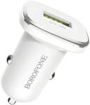 BOROFONE Încărcător auto Borofone quick charge 3.0 - Alb KP27938