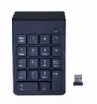 Gembird Tastatura Gembird KPD-W-02 Wireless Black (KPD-W-02)
