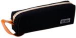 ECADA Penar Tip Borseta Ecada cu Fermoar, Dimensiuni 21.5x4.5x6.5 cm, Material Poliester, Culoare Negru (6425871060788) Penar