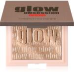 PUPA Milano Glow Obsession Pudra compacta ce ofera luminozitate culoare 100 - Light Gold 6 g