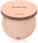 PUPA Milano Wonder Me Glow Pudra compacta ce ofera luminozitate culoare 102 - Pure Gold 7.5 g