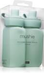 Mushie Silicone Puree Pouch újratölthető szilikon tasakok püréhez Cambridge Blue 2 db