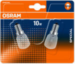 OSRAM E14 sütőizzó 10W, 30 lm, 2700 K, melegfehér, áttetsző üveg, 2 darabos -Special Oven T25/57 (4050300082240)
