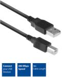 Act Connectivity USB Összekötő Fekete 3m AC3033 (AC3033)