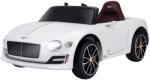HomCom Elektromos gyerekautó Bentley GT, 2.4G távirányítóval, MP3, zene, kürt, LED fények, fehér (370-045)