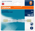 OSRAM R7s halogén izzó, 48W, 700 lm, 2800 K, melegfehér, 230 V, üveg, 10XBLI1-60 W izzó helyett, bliszteres - 64684 (4008321977571)