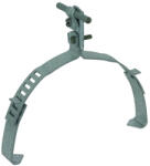 DEHN Tetővezető-tartó kúpcserépre DEHNQUICK St/tZn Rd 6-10 mm-hez állítható 120-240 mm 202020 DLH DQ 6.10 FG120.240 STTZN (202020)