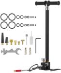 VEVOR Pompa manuala VEVOR DQT-4H07, 4 trepte, presiune maxima 40 MPa, cu manometru, neagra (66740463)
