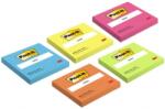 3M Notite adezive Post-it, diverse culori asortate, 76 x 76 mm, 100 file/buc, 3M 7100317840