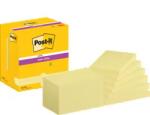 3M Notite adezive Post-It Super Sticky, galben Canary, 127 x 76 mm, 90 file/buc, 12 buc/set, 3M 7100290175