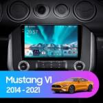  Autó navigáció Teyes CC4 Ford Mustang 6 2015-2023 6+64GB 9.5" QLED Octa-core 2.7Ghz, Android 4G Bluetooth 5.1 DSP - A változat