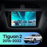  Autó navigáció Teyes CC4 Volkswagen Tiguan 2 2016-2023 8+128GB 10.36" QLED Octa-core 2.7Ghz, Android 4G Bluetooth 5.1 DSP - B változat