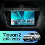  Autó navigáció Teyes CC4 Volkswagen Tiguan 2 2016-2023 6+64GB 10.36" QLED Octa-core 2.7Ghz, Android 4G Bluetooth 5.1 DSP - A változat