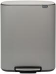 Brabantia Кош за смет Brabantia Bo Pedal 60L, Mineral Concrete Grey