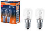 OSRAM E14 sütőizzó 15W, 85 lm, 2700 K, melegfehér, áttetsző üveg, 2 darabos - Special Oven T26/57 (7039210610825)