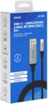 SAVIO Cablu Savio CL-208 negru de 2 m USB 3.1 Type-C - DisplayPort 1.4 (CL-208)