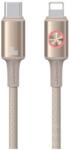 USAMS HUAN adatkábel Type-C - Lightning 30W 120cm szürke SJ753USB02 (SJ753USB02)