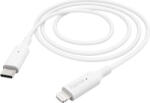 Hama Cablu date HAMA 201598, USB-C - Lightning, 1m, alb (4047443486066)