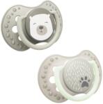 LOVI Mini nyugtató cumi Buddy Bear 0-2 hónapos 2db CP22-862 (5903407228624)