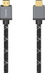 Hama Cablu HDMI HAMA 205238, 1m, 8K HDR, placat aur, negru-gri (4047443434852)