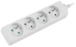 Lanberg PS0-04E-0150-W Prelungitor de 1, 5 m, alb, 4X 230 V (PS0-04E-0150-W)