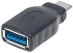 Manhattan Adaptor Manhattan - Adaptor USB-C la USB-A, negru 354646 (354646)