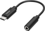 Hama Adaptor audio HAMA 200318 Type C - Jack 3.5mm, negru (4047443437198)