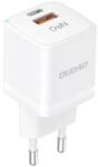 Dudao A13PRO мрежово зарядно устройство с USB+Type-C изход, 33 W, бързо зарядно, БЯЛО GP-190558 (GP-190558)