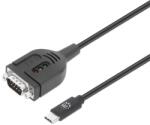Manhattan Adaptor de cablu Manhattan - Cablu adaptor USB-C la serial DB9 / RS232, 1 m 154499 (154499)