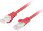 Lanberg PCU6-10CU-0050-R Cablu patch roșu neecranat Cat. 6 U/UTP LSZH CU AWG26, 0, 5 m
