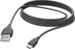 Hama Cablu date HAMA 201588, USB-A - MicroUSB, 3m, negru (4047443486912)