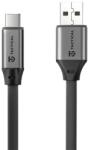 Tactical Cablu de date TACTICAL FAT MAN 2.0 USB - Type-C, 100 cm, GRI ÎNCHIS 57983127954 (57983127954)