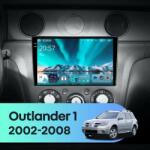  Autós navigáció Teyes CC4 Mitsubishi Outlander 1 2003-2006 6+64GB 9.5" QLED Octa-core 2.7Ghz, Android 4G Bluetooth 5.1 DSP - B változat