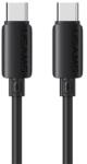 USAMS Cablu de date USAMS U98 Type-C - Type-C, 100 cm, NEGRU SJ787USB01 (SJ787USB01)