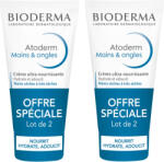 BIODERMA Atoderm Cremă de mâini ultra-nutritivă pentru pielea uscată și foarte uscată 2x50ml