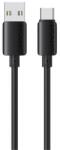 USAMS Cablu de date USAMS U98 USB - Type-C, 100 cm, NEGRU SJ786USB01 (SJ786USB01)